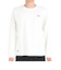 チャムス（CHUMS）高耐久 ヘビーウェイトコットン ブービーロゴブラッシュド 長袖Tシャツ CH01-2304-W001 ホワイト