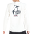 チャムス（CHUMS）高耐久 ヘビーウェイトコットン ブービーロゴブラッシュド 長袖Tシャツ CH01-2304-W001 ホワイト