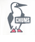 チャムス（CHUMS）高耐久 ヘビーウェイトコットン ブービーロゴブラッシュド 長袖Tシャツ CH01-2304-W001 ホワイト