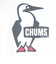 チャムス（CHUMS）高耐久 ヘビーウェイトコットン ブービーロゴブラッシュド 長袖Tシャツ CH01-2304-W001 ホワイト