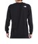 ザ・ノース・フェイス（THE NORTH FACE）長袖Tシャツ ロンT シンプル ロゴ NT82336X K ブラック
