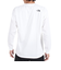 ザ・ノース・フェイス（THE NORTH FACE）長袖Tシャツ ロンT シンプル ロゴ NT82336X W ホワイト