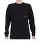 ジャックウルフスキン（JackWolfskin）長袖Tシャツ ロンT COZY WAFFLE 長袖Tシャツ 5032561-6000 ブラック