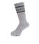 ジャックウルフスキン（JackWolfskin）ソックス 靴下 JP RETRO ラインロゴソックス 5032911-6203 グレー