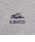 クリフメイヤー（KRIFF MAYER）ジュニア パーカー スウェット ロゴ刺繍パーカー 2317826K-15:GRAY グレー