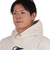チャムス（CHUMS）スウェット パーカー ブービーフェイス プルオーバー CH00-1419-W095 ホワイト×ネイビー 裏起毛 綿100