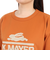 クリフメイヤー（KRIFF MAYER）裏起毛ユルクルー サガラ刺繍 2327806L-45:ORANGE トレーナー スウェット