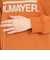 クリフメイヤー（KRIFF MAYER）裏起毛ユルクルー サガラ刺繍 2327806L-45:ORANGE トレーナー スウェット