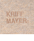 クリフメイヤー（KRIFF MAYER）ライトアウター ジップパーカー カットツイードスタンドジャケット 2325110-23 OATMEAL サンドベージュ
