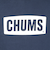 チャムス（CHUMS）スウェット パーカー チャムス ロゴ プルオーバー CH00-1418-N082 ネイビー×ホワイト 裏起毛 綿100