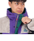 チャムス（CHUMS）ボンディングフリースプルオーバーフーディ CH04-1359-C094 パープル×ブラック アウター