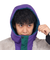 チャムス（CHUMS）ボンディングフリースプルオーバーフーディ CH04-1359-C094 パープル×ブラック アウター