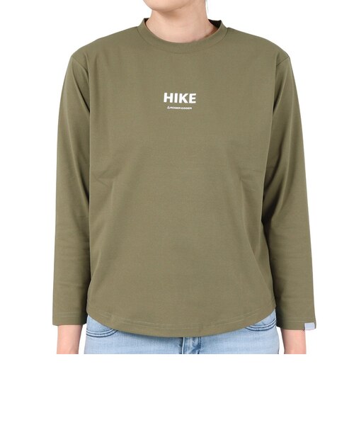 長袖Tシャツ ロンT HIKE RE23FUK5610003 OLV オリーブ｜ヴィクトリア