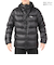 POLEWARDS（POLEWARDS）ダウンジャケット アウター フュージョンドライダウン ミッドウェイトフーディー PW2QJL06 BLK ブラック 収…