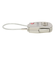 パックセーフ（pacsafe）ダイヤルロック プロセーフ800 12970026015000 シルバー