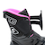 スノーブーツ ガオスピードTG BOOTS 黒 くろ クロ ブラック ピンク 2F0006-SHTR-805MS PNK ベルト付き マジックテープ 防水
