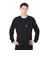 クリフメイヤー（KRIFF MAYER）ワンポイント シンプル 長袖Tシャツ キャンプラビットロンT ミニ刺繍 2337808-19:BLACK ブラック ユ…
