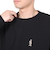 クリフメイヤー（KRIFF MAYER）ワンポイント シンプル 長袖Tシャツ キャンプラビットロンT ミニ刺繍 2337808-19:BLACK ブラック ユ…