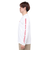 チャムス（CHUMS）高耐久 長袖Tシャツ ロンT HWYCロングスリーブTシャツ CH01-2276-W014 ホワイト 綿100 袖ロゴ