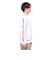 チャムス（CHUMS）高耐久 長袖Tシャツ ロンT HWYCロングスリーブTシャツ CH01-2276-W014 ホワイト 綿100 袖ロゴ