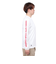 チャムス（CHUMS）高耐久 長袖Tシャツ ロンT HWYCロングスリーブTシャツ CH01-2276-W014 ホワイト 綿100 袖ロゴ