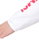 チャムス（CHUMS）高耐久 長袖Tシャツ ロンT HWYCロングスリーブTシャツ CH01-2276-W014 ホワイト 綿100 袖ロゴ