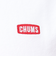 チャムス（CHUMS）高耐久 長袖Tシャツ ロンT HWYCロングスリーブTシャツ CH01-2276-W014 ホワイト 綿100 袖ロゴ