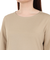 吸水速乾 ボートネック 半袖Tシャツ ZTFAT46-003 ベージュ