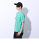 ザ・ノース・フェイス（THE NORTH FACE）Tシャツ 半袖 NF SQAR LOGO スクエアロゴ NT32441X GA サックス 速乾 伸縮性
