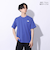 ザ・ノース・フェイス（THE NORTH FACE）Tシャツ 半袖 TNF SQAR LOGO スクエアロゴ NT32441X SO ブルー 速乾 伸縮性