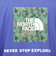 ザ・ノース・フェイス（THE NORTH FACE）Tシャツ 半袖 TNF SQAR LOGO スクエアロゴ NT32441X SO ブルー 速乾 伸縮性