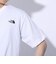 ザ・ノース・フェイス（THE NORTH FACE）Tシャツ 半袖 TNF SQAR LOGO スクエアロゴ NT32441X 白 ホワイト 速乾 伸縮性