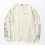 スリーブプリント ロングスリーブTシャツ 19822010  IVR