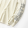 スリーブプリント ロングスリーブTシャツ 19822010  IVR