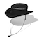 スイスブランド UV カット ひんやり 吸湿速乾 帽子 ハット トレッキング BREATHABLE HAT RE24SST5700029 BLK