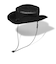 スイスブランド UV カット ひんやり 吸湿速乾 帽子 ハット トレッキング BREATHABLE HAT RE24SST5700029 BLK