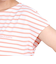 ホールアース（Whole Earth）速乾 ストレッチ Y/D ボーダー 半袖Tシャツ WE2RDZ22 CRL