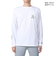 ボンファイアー（Bonfire）速乾 ドライ 長袖Tシャツ ロンT キャンピングラヴァーズTシャツ 50BNF4SCD2310 WHT ホワイト 袖プリント