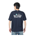 ボンファイアー（Bonfire）BACK MOUNTAIN 半袖Tシャツ 50BNF4SCD2308 NVY