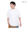 ゴースローキャラバン（GOSLOWCARAVAN）USA/C スクエアLOGOバックプリントゆったりTシャツ 321913A WHT