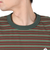 クリフメイヤー（KRIFF MAYER）チルタイムマルチボーダー半袖Tシャツ 2343100-29:BROWN