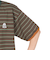 クリフメイヤー（KRIFF MAYER）チルタイムマルチボーダー半袖Tシャツ 2343100-29:BROWN