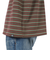 クリフメイヤー（KRIFF MAYER）チルタイムマルチボーダー半袖Tシャツ 2343100-29:BROWN