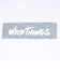 ワイルドシングス（WILD THINGS）ボックス ロゴ 半袖Tシャツ WT24062K-WHITE
