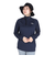 POLEWARDS（POLEWARDS）長袖 DRY COMFORT ハーフジップ Tシャツ PW2RHB10 NVY ネイビー 吸汗速乾 ストレッチ