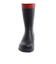 ミリカ ミッド ラバーブーツ ZZFNB67-002 ネイビー×レッド レインブーツ 防水 耐水 ハンドメイド