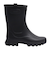 アリア ラバーブーツ ZZFS061-006 ブラック レインブーツ 防水 耐久性 安定感 ゴム製
