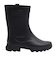 アリア ラバーブーツ ZZFS061-006 ブラック レインブーツ 防水 耐久性 安定感 ゴム製