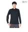 マーモット（Marmot）接触冷感 ストレッチ 長袖Tシャツ ロンT クライムスキン ハーフジップ ロングスリーブシャツ TSSMC418-BLK 速乾