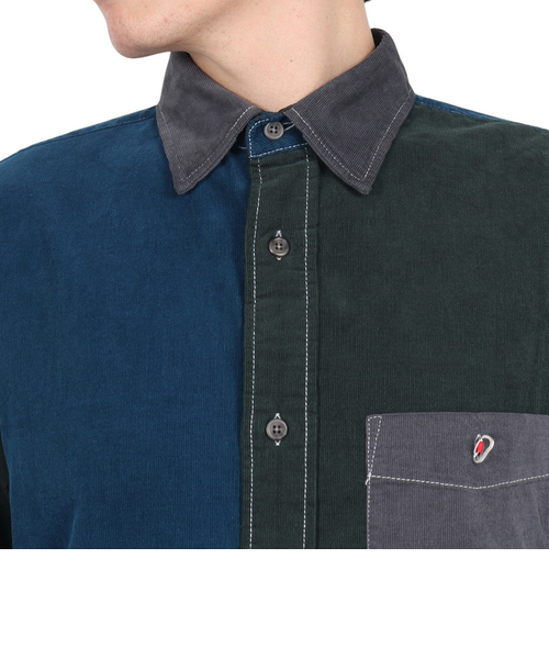 チャムス（CHUMS）オーバーサイズド コーデュロイシャツ 長袖 CH02